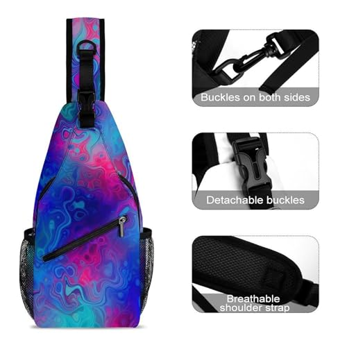 Bolso cruzado pequeño unisex para senderismo casual miniatura 3