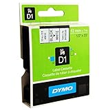 Dymo CINTA DYMO 1000 NEGRO-BLANCO 12MM X 7MT 5 Unidades