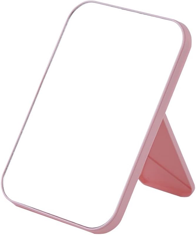 Espelho de Mesa flyorigin com Suporte Dobrável, Rosa, 1 Unidade