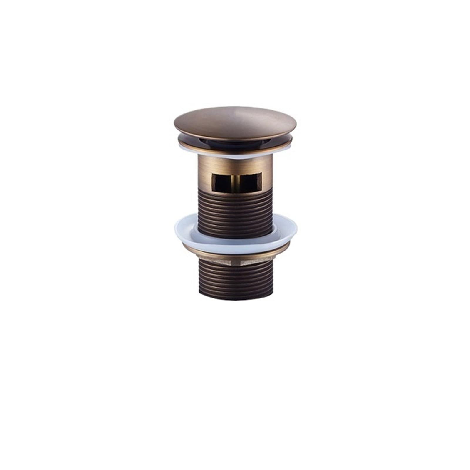 Pop Up Clack, Pop Up Sink Plug Drain Waste Stopper Multicolor For Bathroom Basin(Antique With Hole)