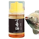 Atractante de peces de agua dulce, 100 ml concentrado de aceite de clavo atrayente de cebo para peces | Aditivo de señuelos de peces de alta concentración para carpas, carpa de hierba, carpa plateada,