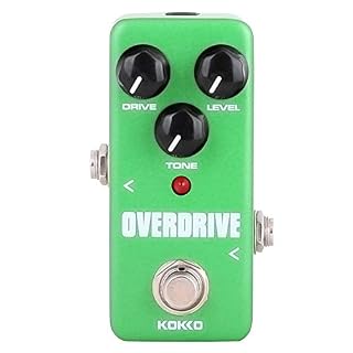 Redcolourful KO-KKO FOD3 Mini pédale d’effet pour guitare électrique portable True Bypass Corps en aluminium - Les Beatles, Paul McCartney, John Lennon, RIngo Starr, George Harrison