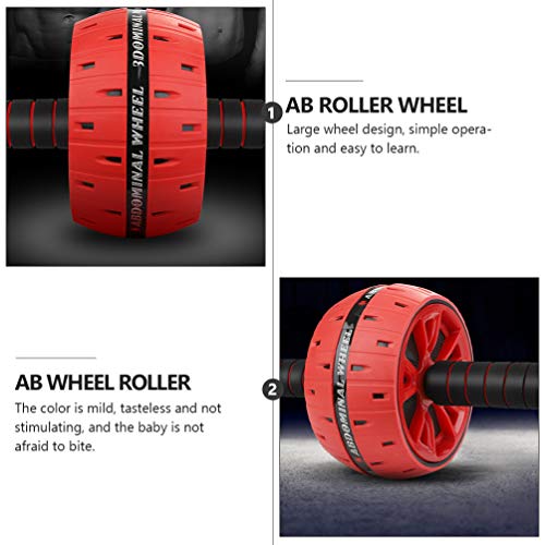 BESPORTBLE Ab Roller Wheel Ab Carver Rolo Ab Fitness Roda Muscle Trainer Equipamento de Treino com J