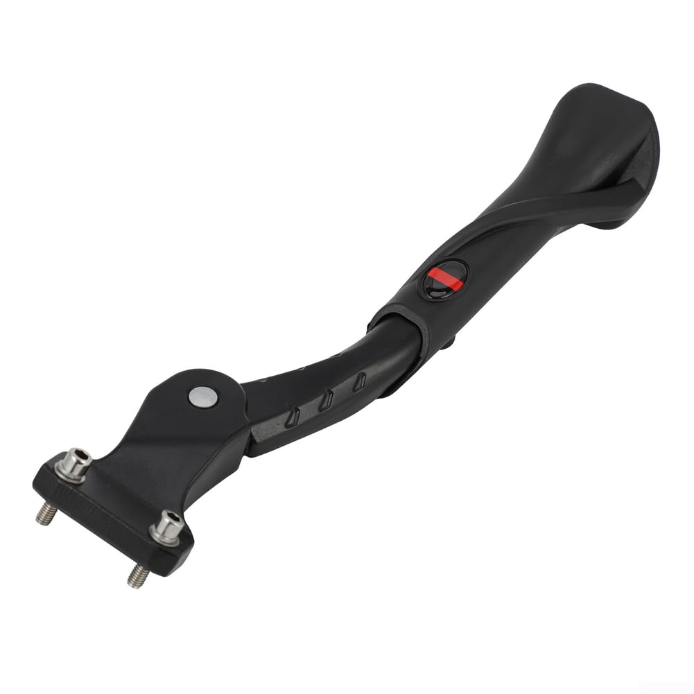 Cavalletto regolabile per bici elettrica Q20, cavalletto laterale in alluminio resistente con piede antiscivolo, gamma 230-300 mm