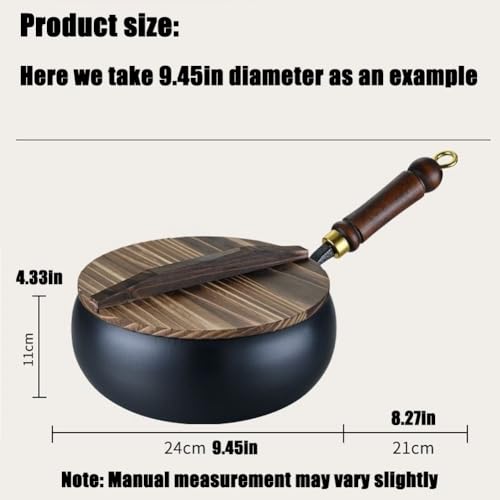 Olla de Hierro Fundido Sin Recubrimiento 28 cm miniatura 7
