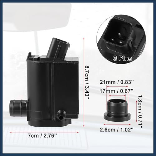 Bomba de limpiaparabrisas 98510-1W000 con ojal para coche 5