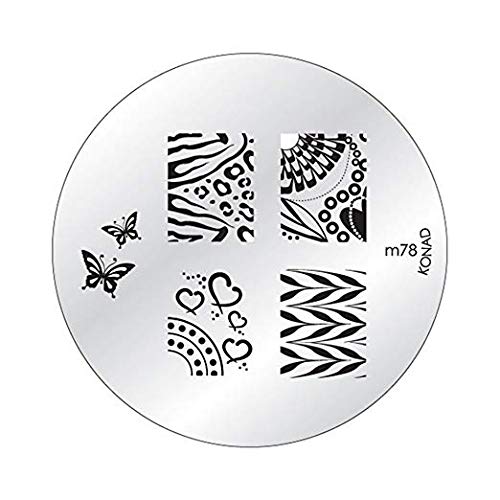 Konad Stamping Nail Art Image Plate - M78
