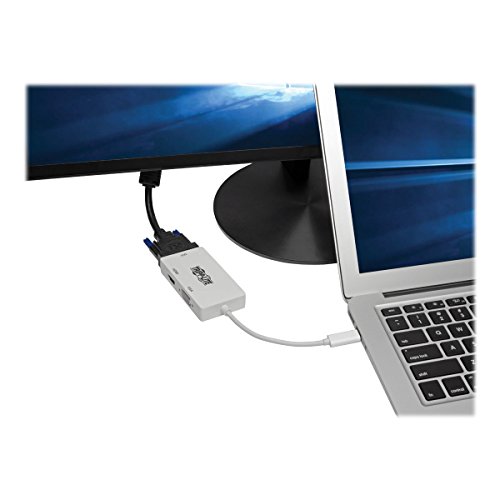 Tripp Lite Usb C To Hdmi / Dvi / Vga Multiport Adapter Converter Uhd 4Kx2K @ 30Hz, Thunderbolt 3 Compatible, Usb Type C To Hdmi, Usb-C, Usb Type-C (U444-06N-Hdv4K) #TOP1