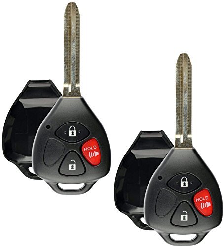 Discount Keyless Remote Entry Uncut Car Key Fob Replacement Case Shell Button Pad For HYQ12BBY GQ4-29T MOZB41TG 2 Pack