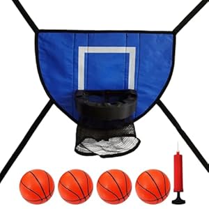 Generisch Basketballkorb Set mit 4 Bällen