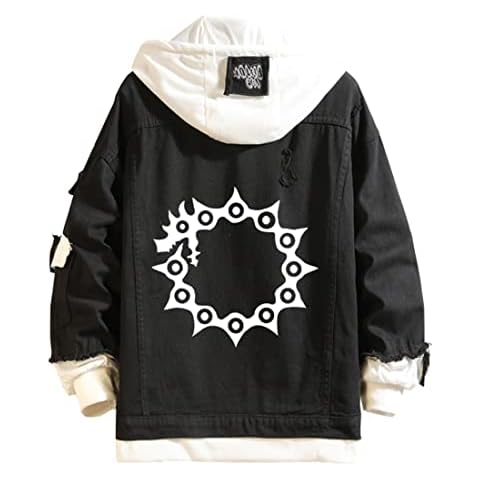 UZAIN Meliodas Anime Denim Jacket Cover