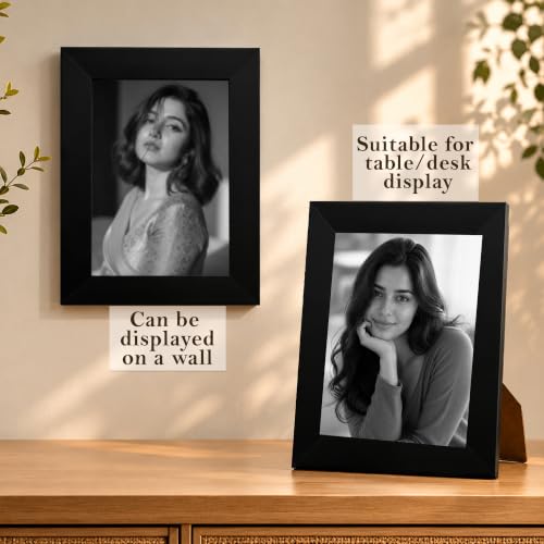 Image of Customize Classic Table Photo Frame With Photo Upload and Rakhi For Raksha Bandhan, Brother, Sister, Birthday, Anniversary for Husband, Couple, Parents For Table & Wall Both (6R, 6x8 Inch)