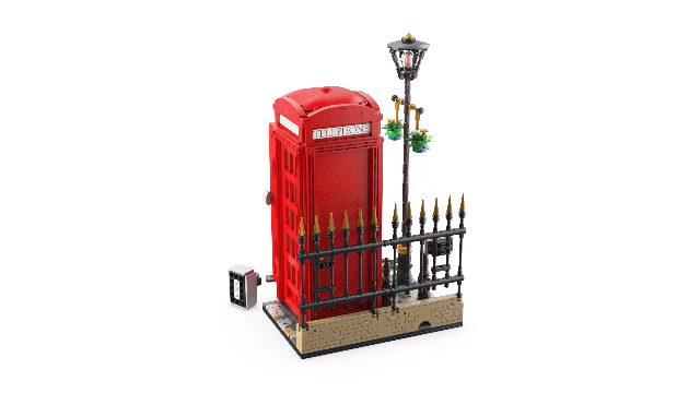Amazon.com: LEGO Ideas Red London Telephone Box Model for