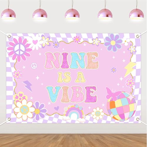 Nine is A Vibe wioi[ 5 x 3tB[g p[v sN O[r[ 9΂̒a fR[V {[z[ qbs[ 9΂̒a fR[V g fBXR p[eB[ ʐ^ wi fCW[ C{[  9΂̏̎q