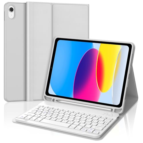 Tastiera per iPad A16 11/10 Generazione (2025/2022), Cover con Tastiera