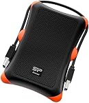 Silicon Power 2TB Armure de disque dur externe robuste A30, antichoc USB 3.0 pour PC, Mac, Xbox et PS4, noir