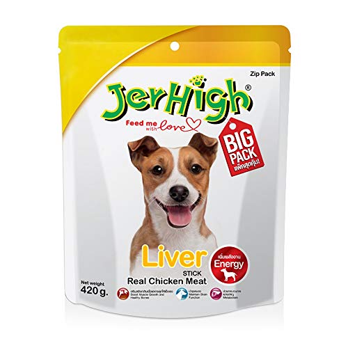 Image of Jer high Liver Made with Real Chicken Meat, Medium, 420 g