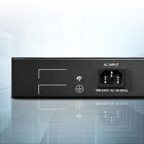 Image of BV-Tech 8 Gigabit PoE+ Ports with 2 Enthernet Uplink, 130W, 802.3af /at POE-SW802G