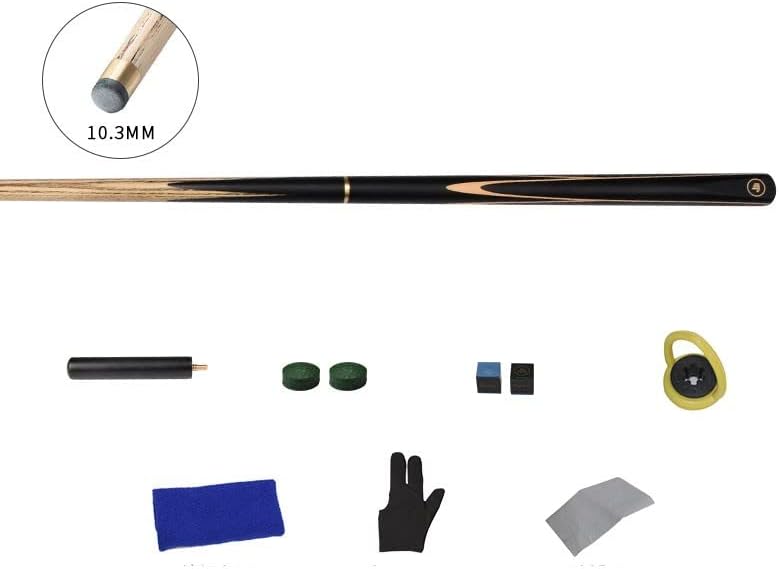 Miniatura 4 de Palo de taco de billar  Accesorios para taco de billar para adultos, juego de tacos de billar de 57 pulgadas y 19 onzas y accesorios, los tacos de