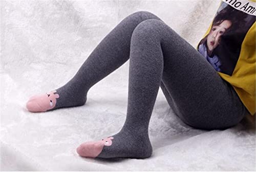 Girls Fleece 𝐒eamless Pantyhose 𝐑abbit Print Cable Knit Tights Stocking Toddler Warm Non 𝐒lip Knitted Legging3