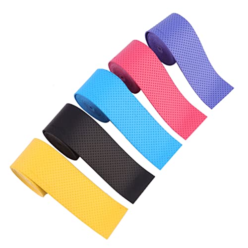 Toddmomy 180 Pçs Raquete Sweatband Tênis Envoltório Fita Adesiva Branca Absorvente Tênis Overgrip Ra