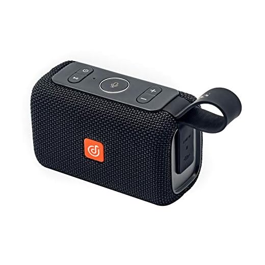 [Upgrade] DOSS E-go Alexa-Enabled Portable Bluetooth Speaker with Superior Sound, 33ft Bluetooth Range, Built-in Mic, Ultra-Portable Design, IPX6 Waterproof for Home and Outdoor