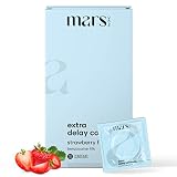 mars by GHC Strawberry Flavored Delay Condoms for Men - Pack of 1 Medium
