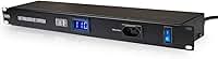 Régua Distribuidor De Energia Santo Ângelo Rack RT8D Com Display Digital