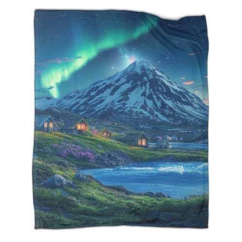 Couverture microfibre 180x200 cm douce et chaude pour lit et canapé - 2