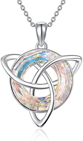 APLOMB Necklace for Women Men Sterling Silver Opal Necklace Gold Sun Moon Star Tree of Life Viking Initial Necklace Heart Pendant Birthday Mmothers Day Gifts from Daughter Jewellery
