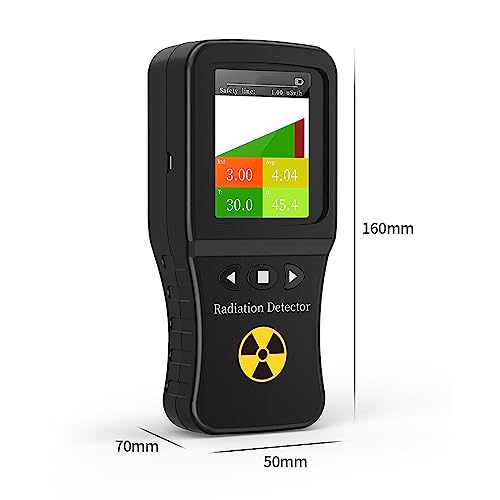 Medidor Geiger, monitor de radiación con pantalla LCD de 2.8 pulgadas miniatura 4