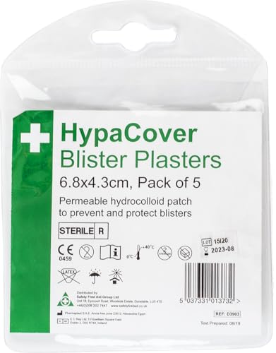 Safety First Aid Group HypaCover Blister Plasters (Pack of 5)