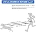 PIKAON Hands-Free Dog Leash for Running, Jogging, Walking, Comfortable Back Support Pad, Reflective Stitiches, Dual Handle