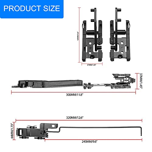 MOCW Sunroof Repair Kit Sunroof Track Assembly Fit for Ford F150 F250 F350 F450 Expedition