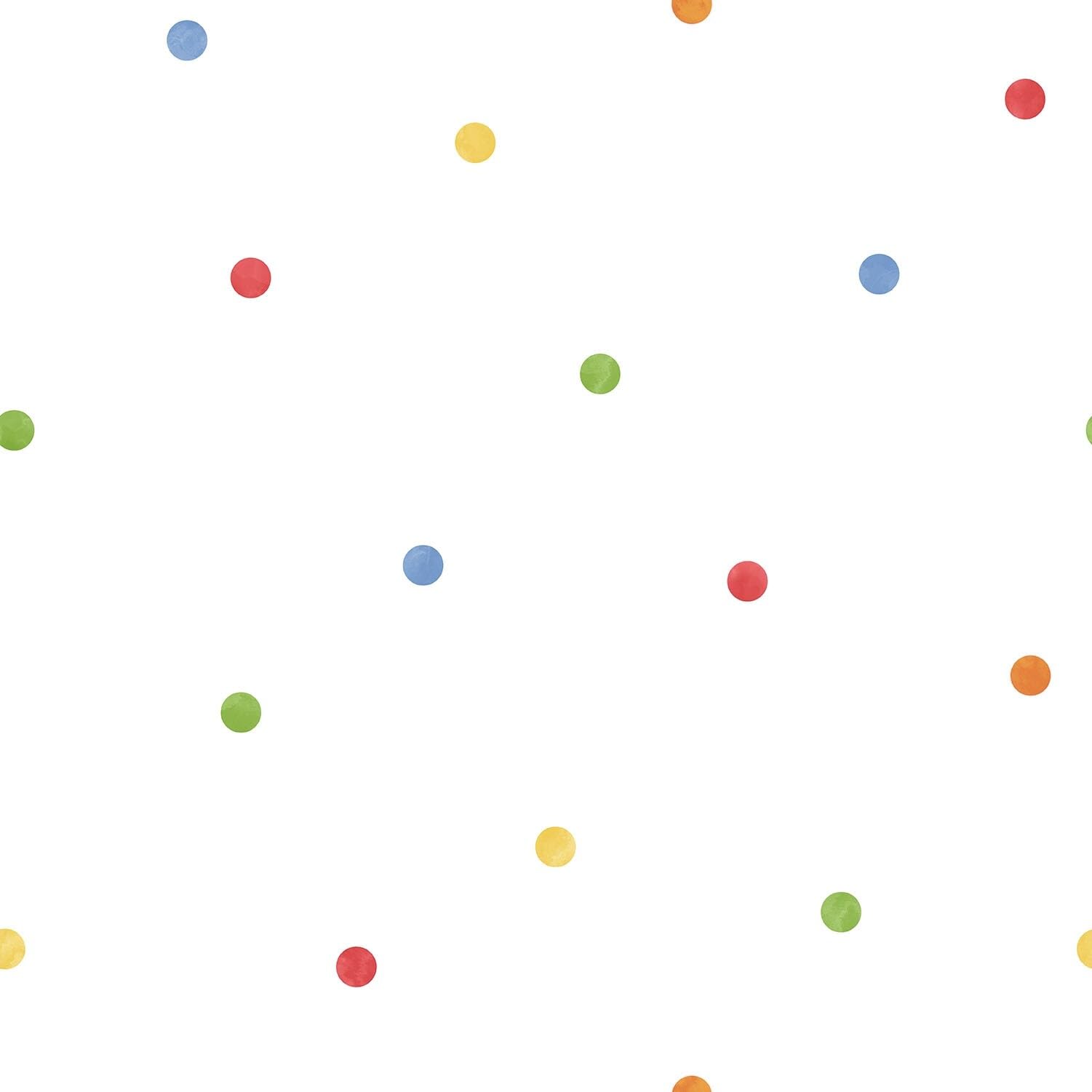 G78367 - Tiny Tots 2 Dots Primary Galerie Wallpaper