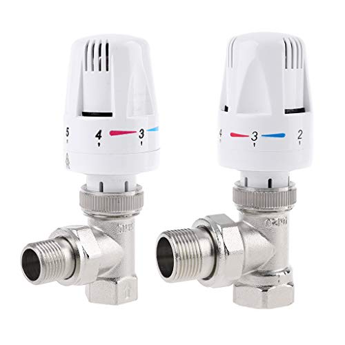 Leidersty Thermostatic Radiator Valve for Heating Temperature Control System Water Valve Accessories - Thumbnail 4