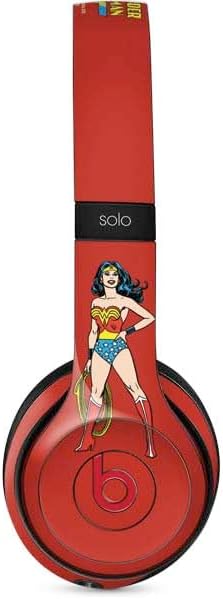 Skinit Decal Audio Skin Compatible with Beats Solo 3 Wireless - Officially Licensed DC Comics Wonder Woman Comic Blast Design