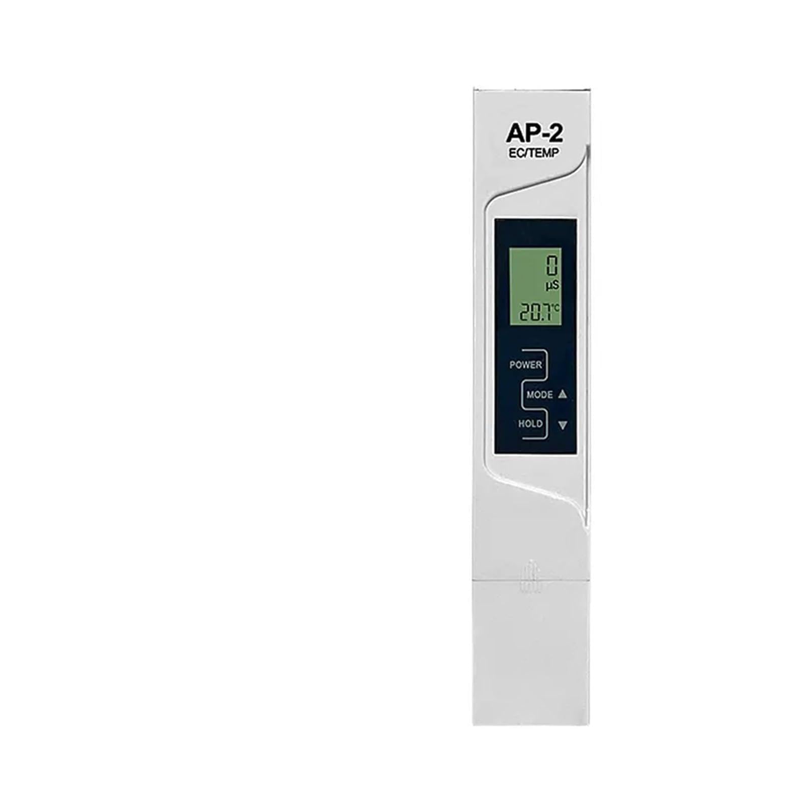 Digitale 0~9999us Misuratore EC Conducibilità dell'acqua potabile Tester dei solidi disciolti for la misurazione liquidi nutritivi della coltura idroponica dell'acquario(Temp EC Tester)