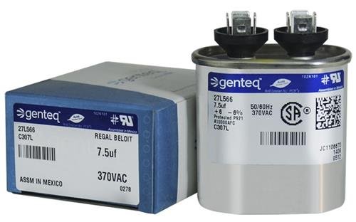 97F9001-7.5 Uf Mfd 370 Volt Vac - Ge Oval Run Capacitor Upgrade #TOP17