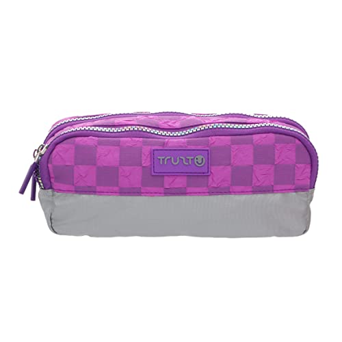 Mochilas Y Bolsas, Office Product Ruz-Lapicera Escolar Suave Doble Tween Juvenil Femenino Ruz Truzt Crinkled Nylon