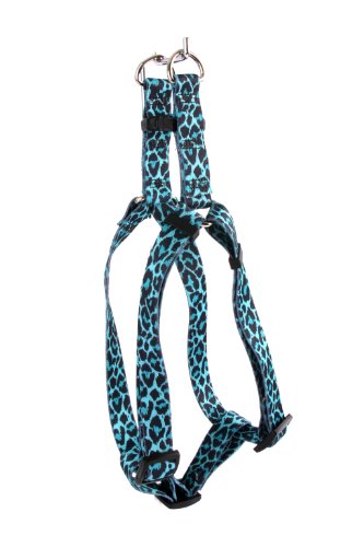 Image of Yellow Dog Design Step-In Harness, X-Small, Leopard Teal