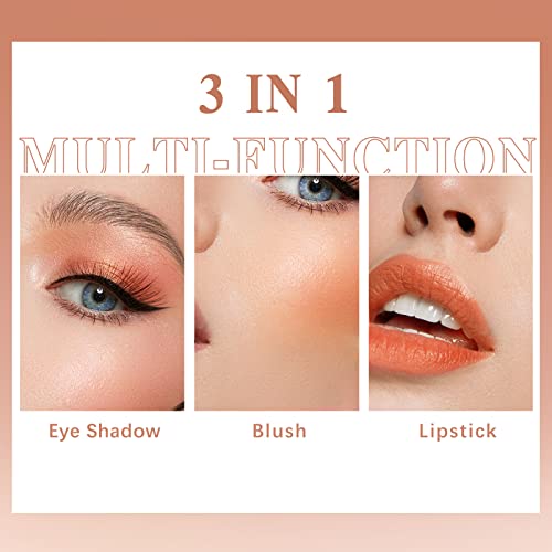 Newbang Blush Stick For Cheeks Makeup,Waterproof Cream Blush Face Stick Multi-Use Lip And Cheek Tint,Matte Finish Lightweight Easy To Blend Natural Cream Blusher Makeup For All Skin Tones-Orange #TOP3