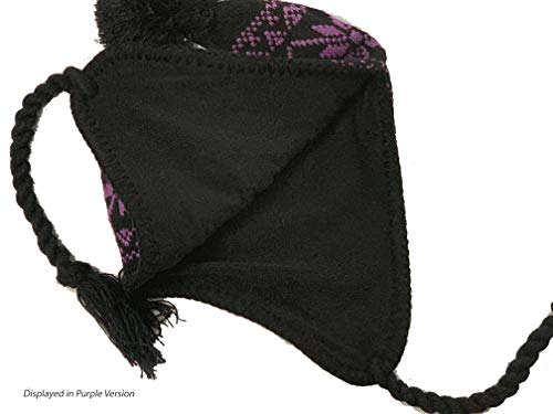 SnowStoppers Kids Winter Knit Hat - Nordic3