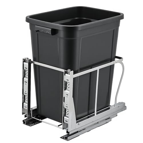 Caneca de basura extraíble para gabinete 40QT miniatura 6
