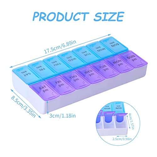 Pinsheng Portapillole 7 Giorni Portapillole