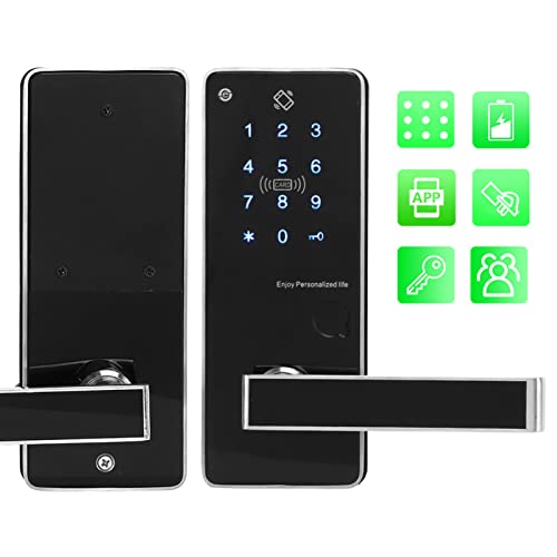Serrure de porte d'entrée intelligente avec empreinte et code pour appartement - 4