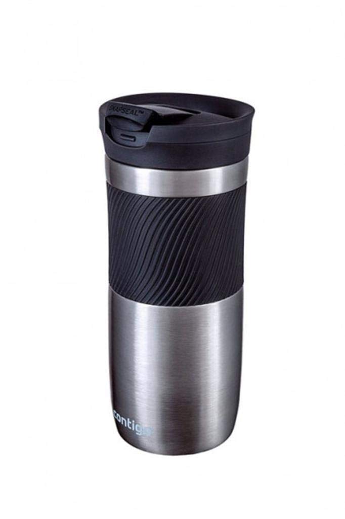 Contigo Travel Mug Byron, Stainless Steel Thermal-Mug, Coffee to go cup, 100% leakproof, Keeps hot for 7 hours, dishwasher safe lid