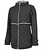 Charles River Apparel Womens New Englander Wind & Waterproof Rain Jacket, Black, X Large US