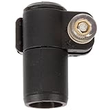 Tofficu Gummiverschluss für Wanderstöcke mit Stabilem Externem Schloss und Einfacher Montage Passend für 18 Rohr Trekkingstöcke Schwarzes Zubehör für Walking Stöcke