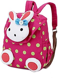 Xinyanmy Cute Rabbit Kids Backpack Baby Girls Book Bag Little School Bag Kindergarten Best Gift for 1-3 Years Old
